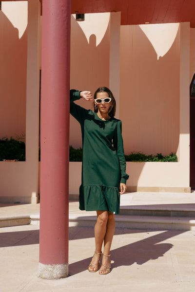 Poppy Dress, Evergreen