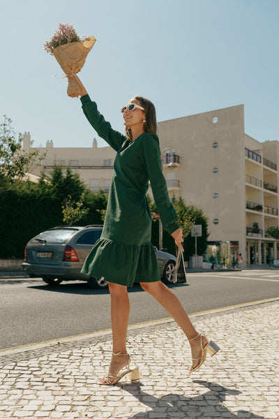 Poppy Dress, Evergreen