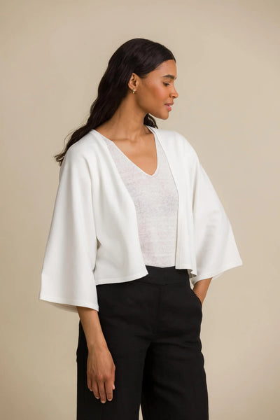Florence Kimono Cardigan, Soft White