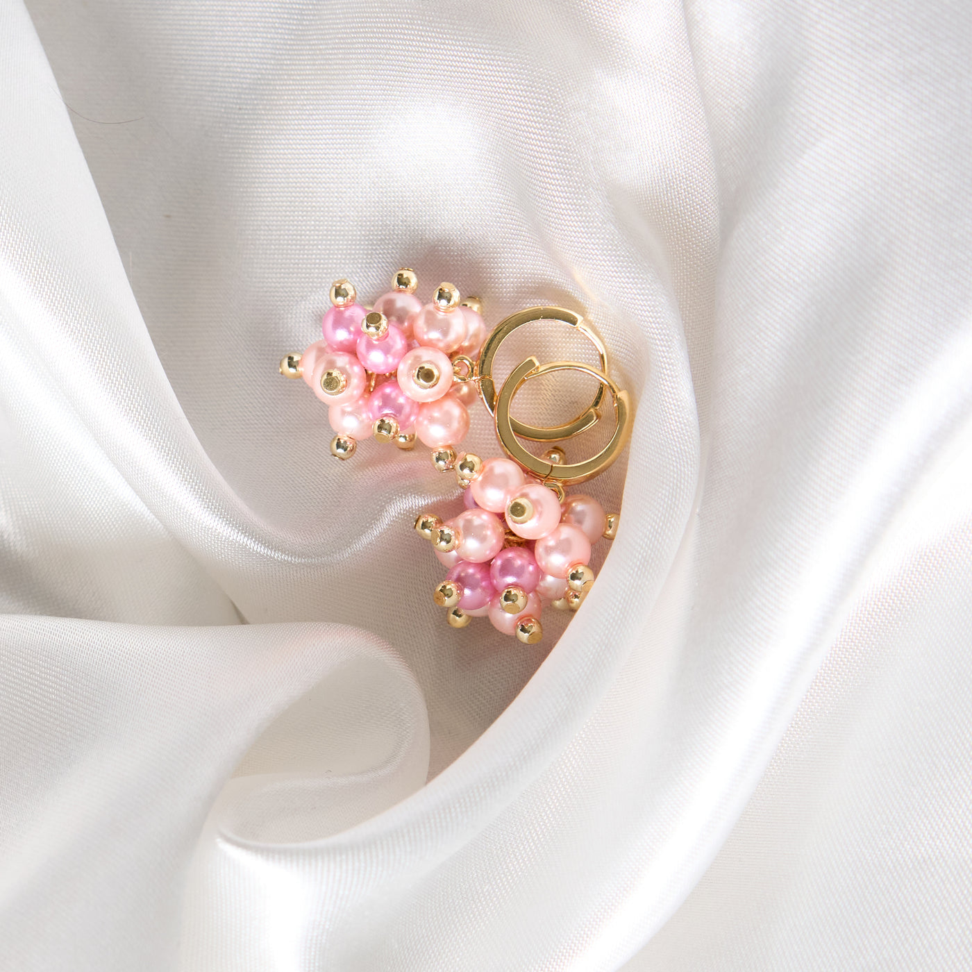 Bubble Pink Korvakorut, Persikka Vaaleanpunainen