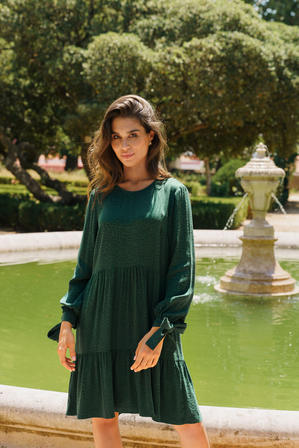 Hailey Dress, Emerald