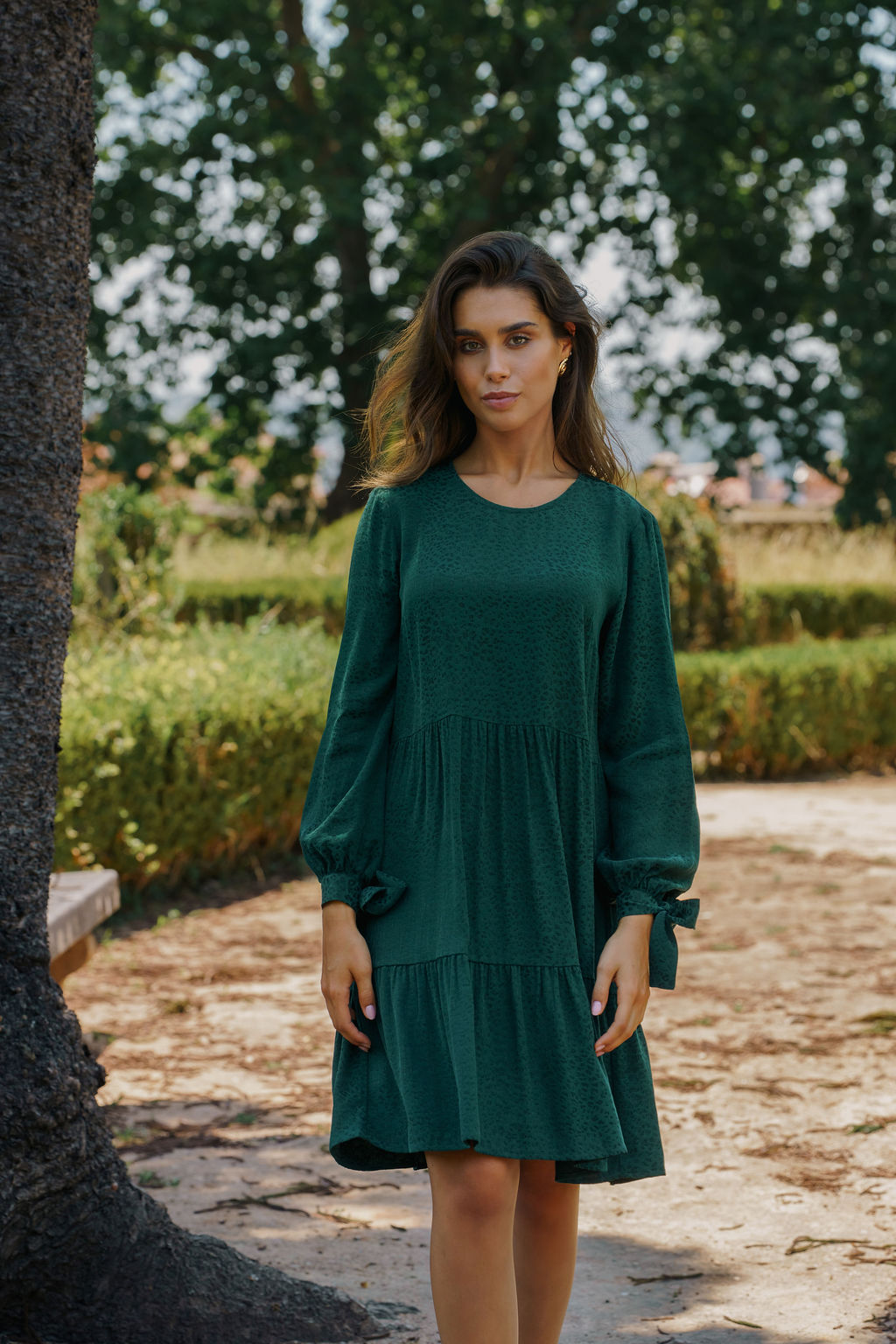 Hailey Dress, Emerald