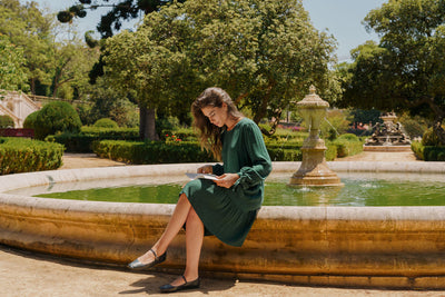 Hailey Dress, Emerald