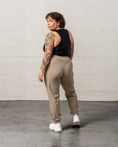 Hehku Joggersit, Beige