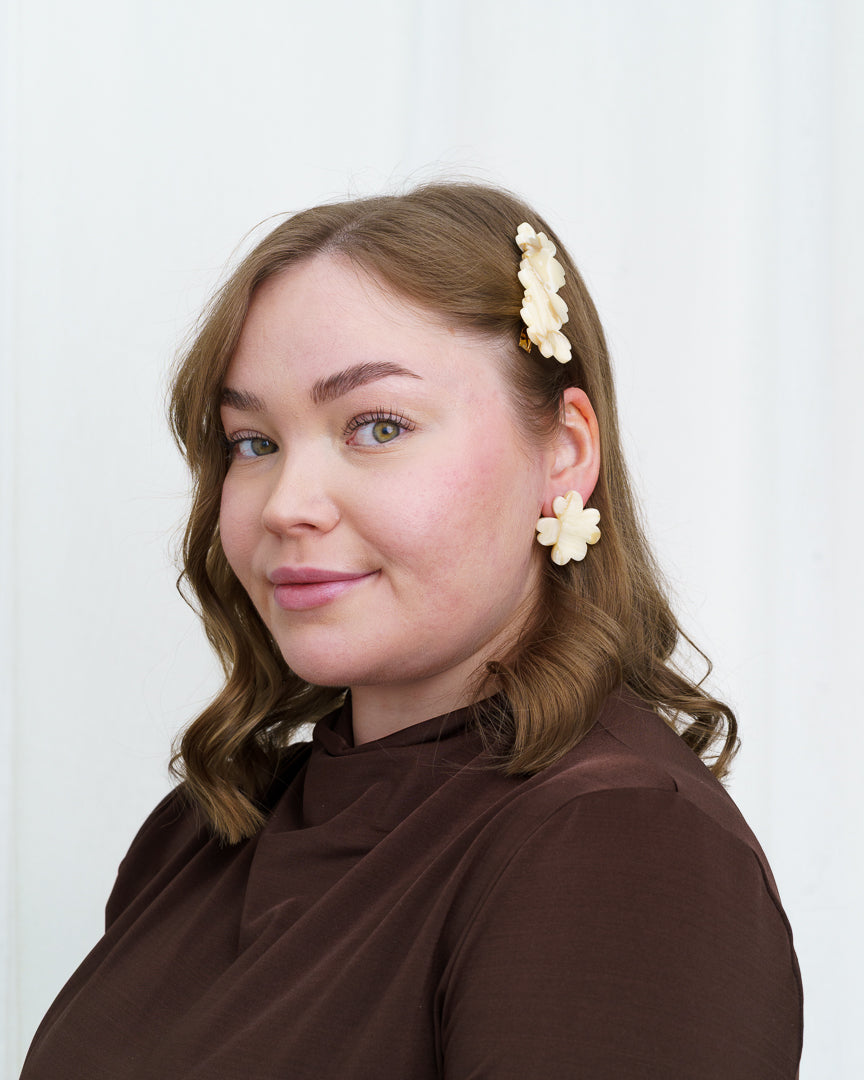 Heisa Hiuspinni, Beige marmori