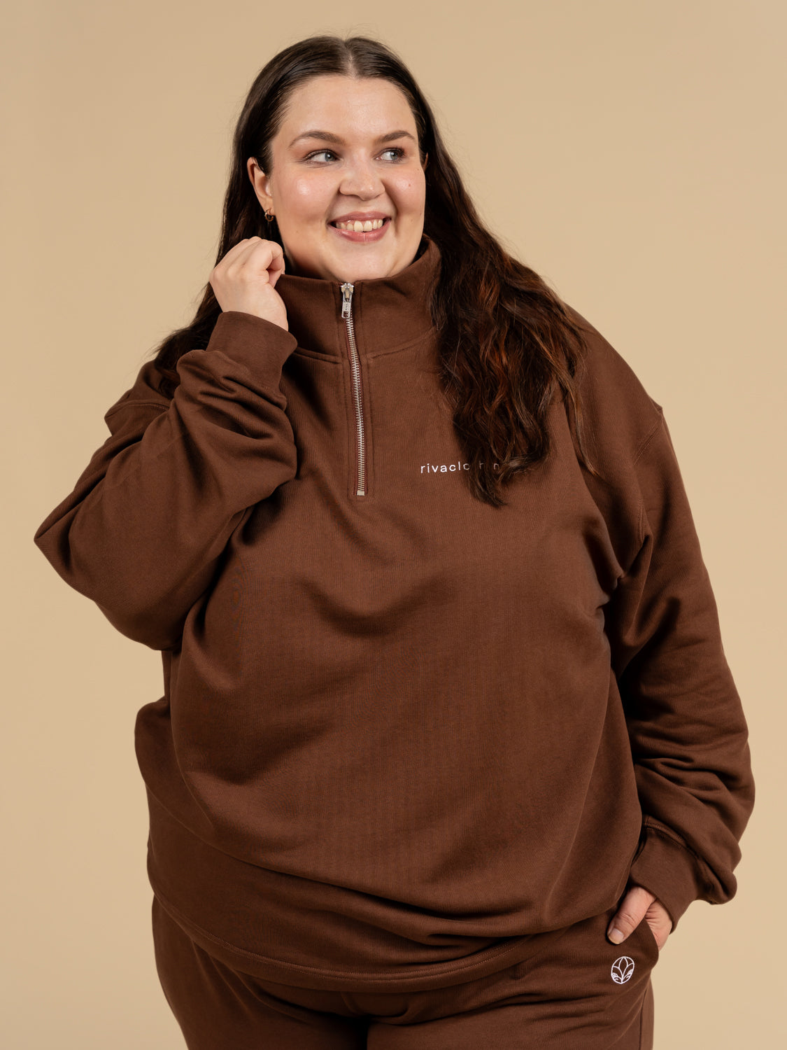 Kahvi Half Zip