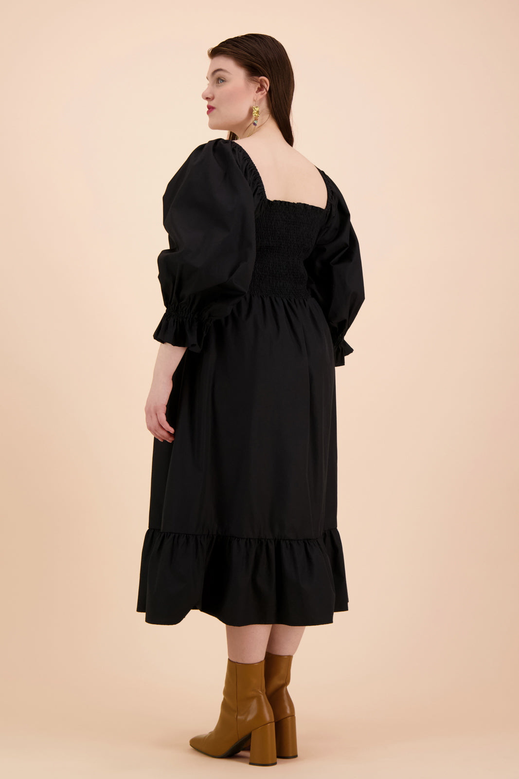 Smock Dress, Black