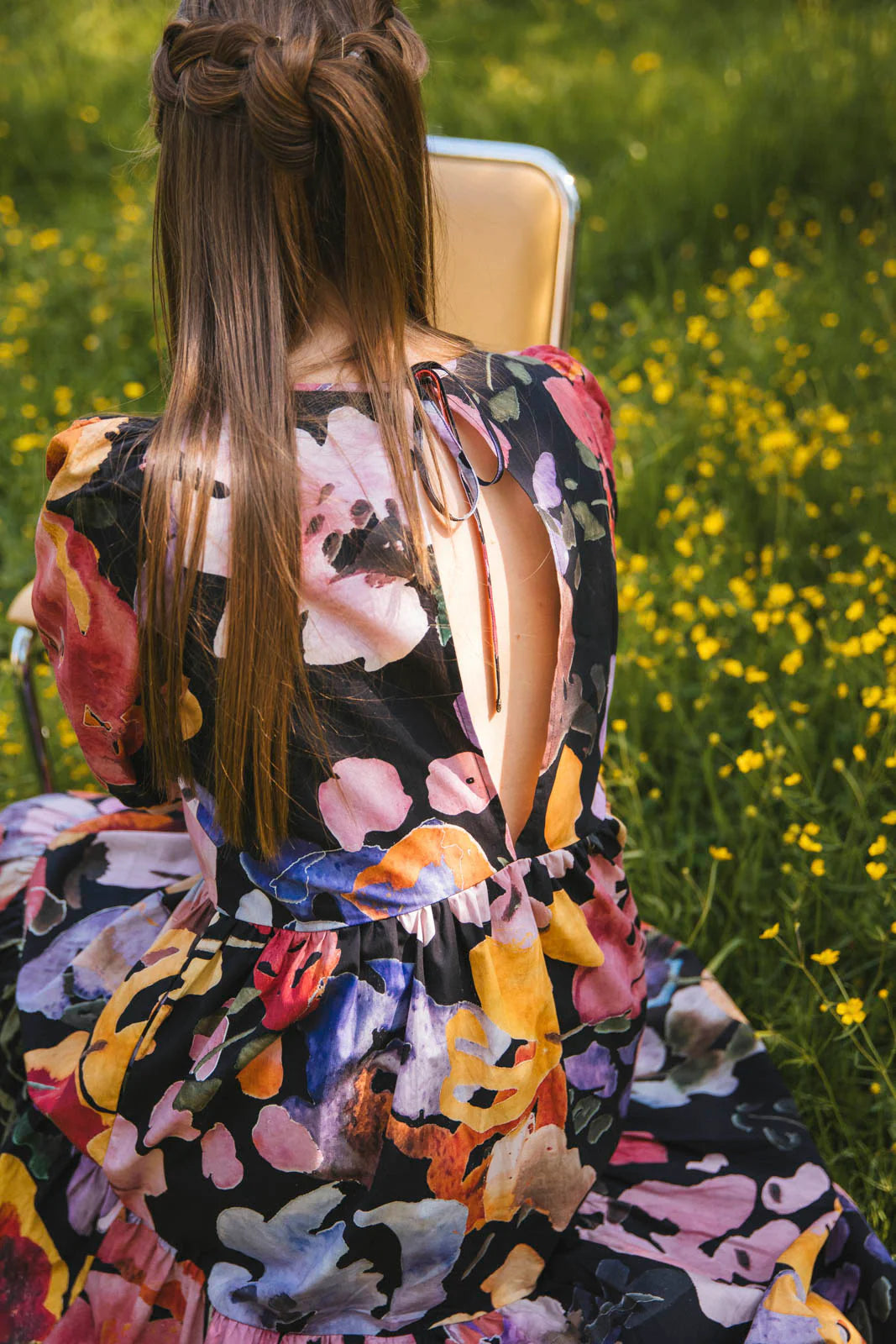 Tiered Midi Dress, Wild Lea