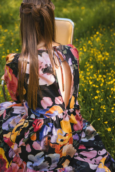 Tiered Midi Dress, Wild Lea
