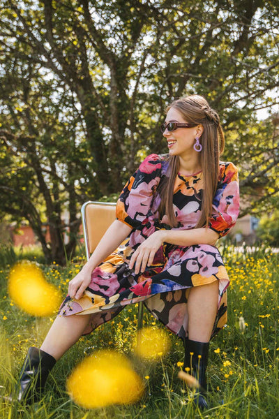Tiered Midi Dress, Wild Lea