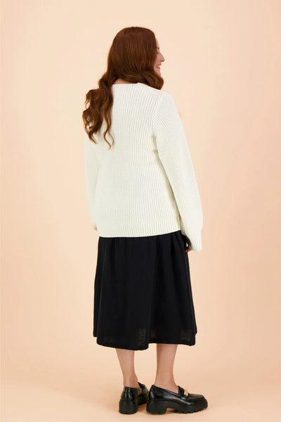 V-neck Jumper, Offwhite