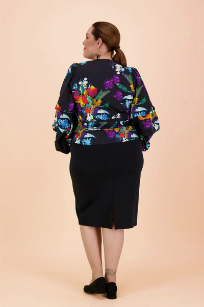 Comfy Pencil Skirt, Black