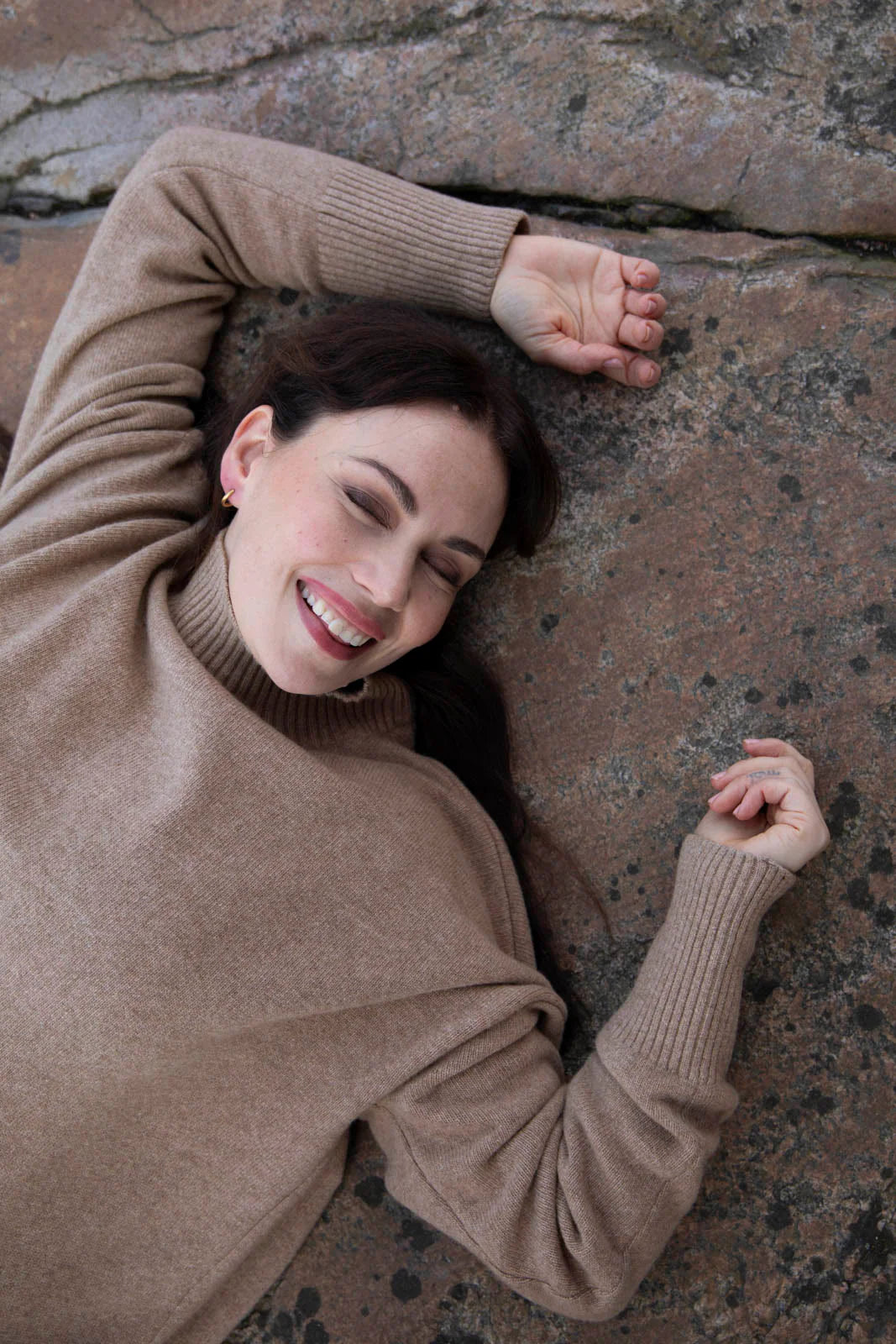 Wool Midi Dress, Taupe