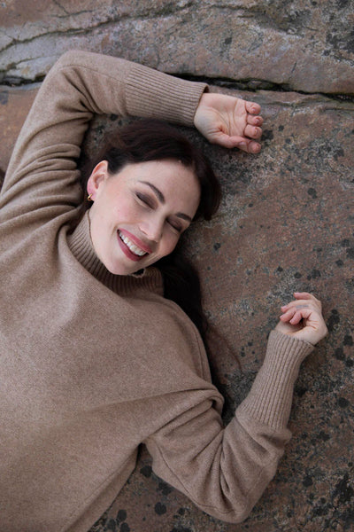 Wool Midi Dress, Taupe