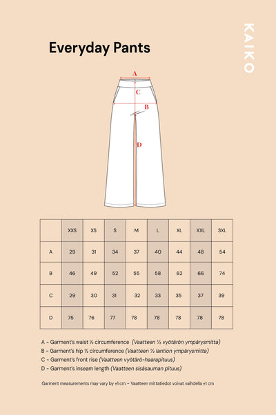 Everyday Pants, Chocolate