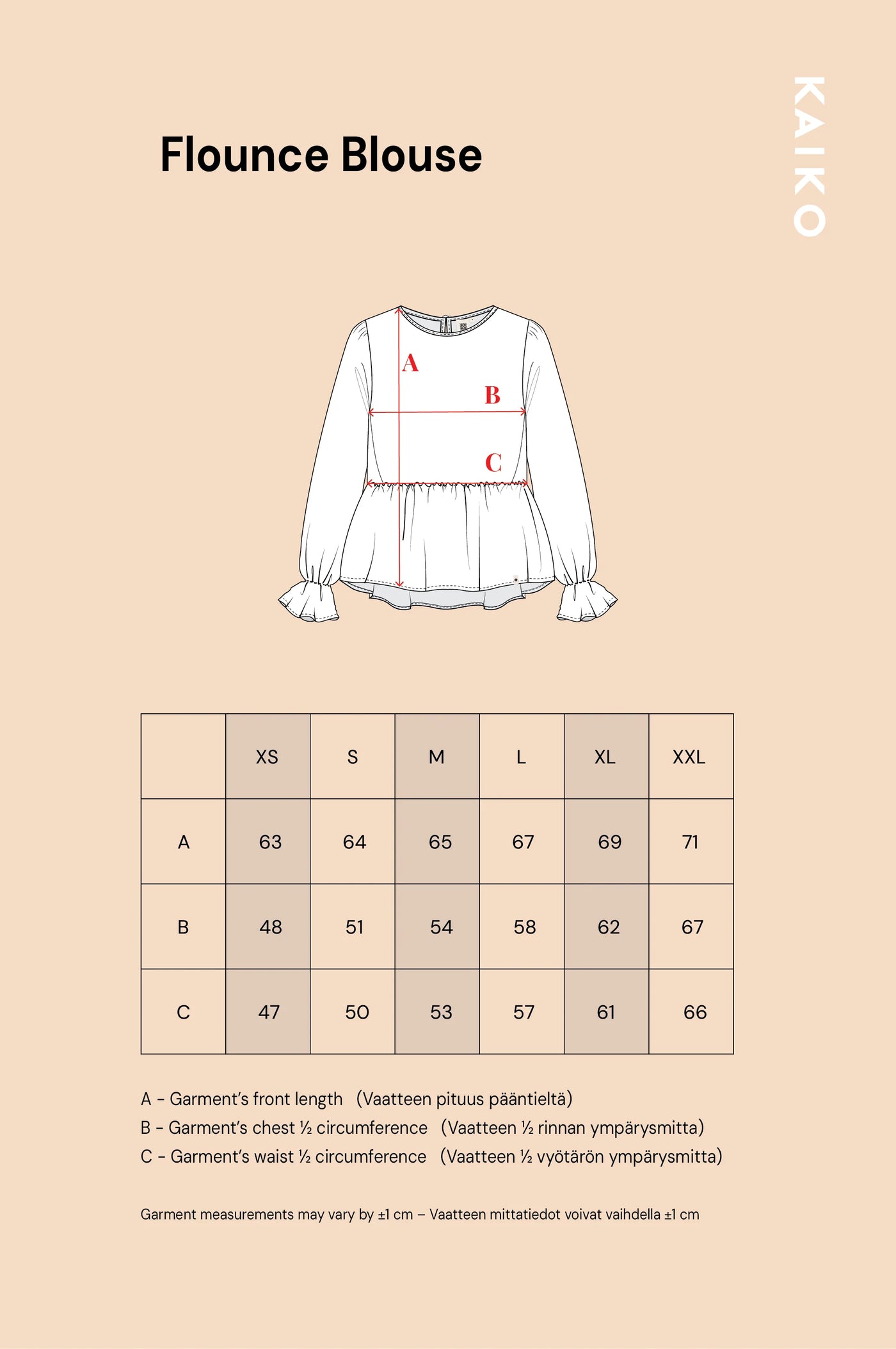 Flounce Blouse, Flora Olive