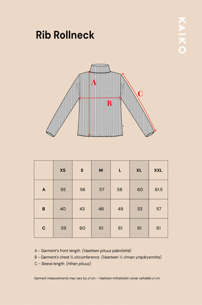 Rib Rollneck, Petrol