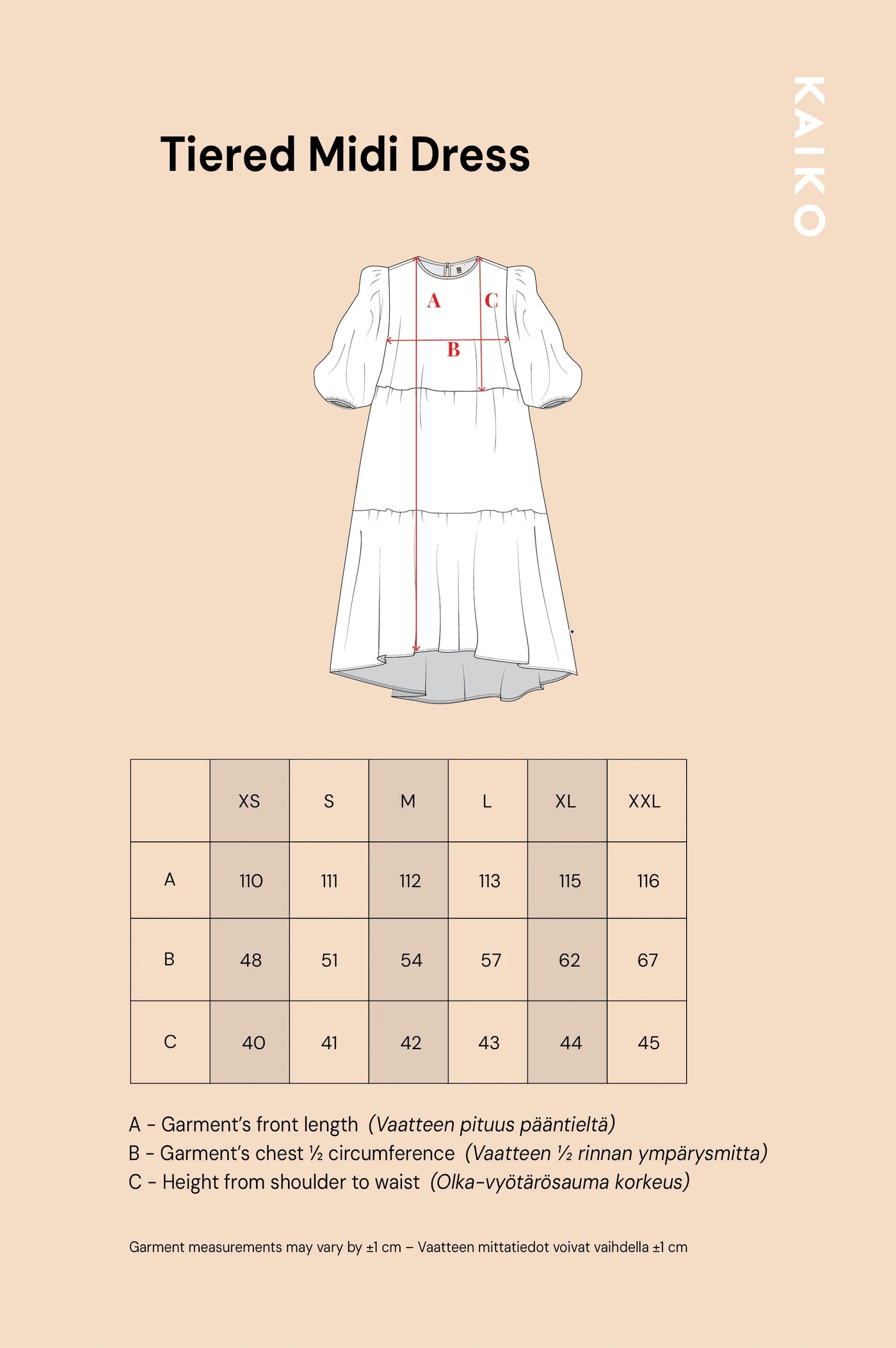 Tiered Midi Dress, Wild Lea