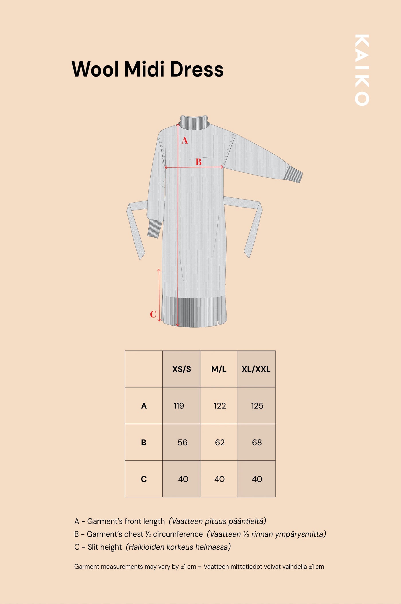 Wool Midi Dress, Taupe