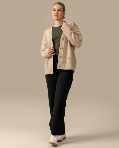 Kaste Neuletakki, Beige