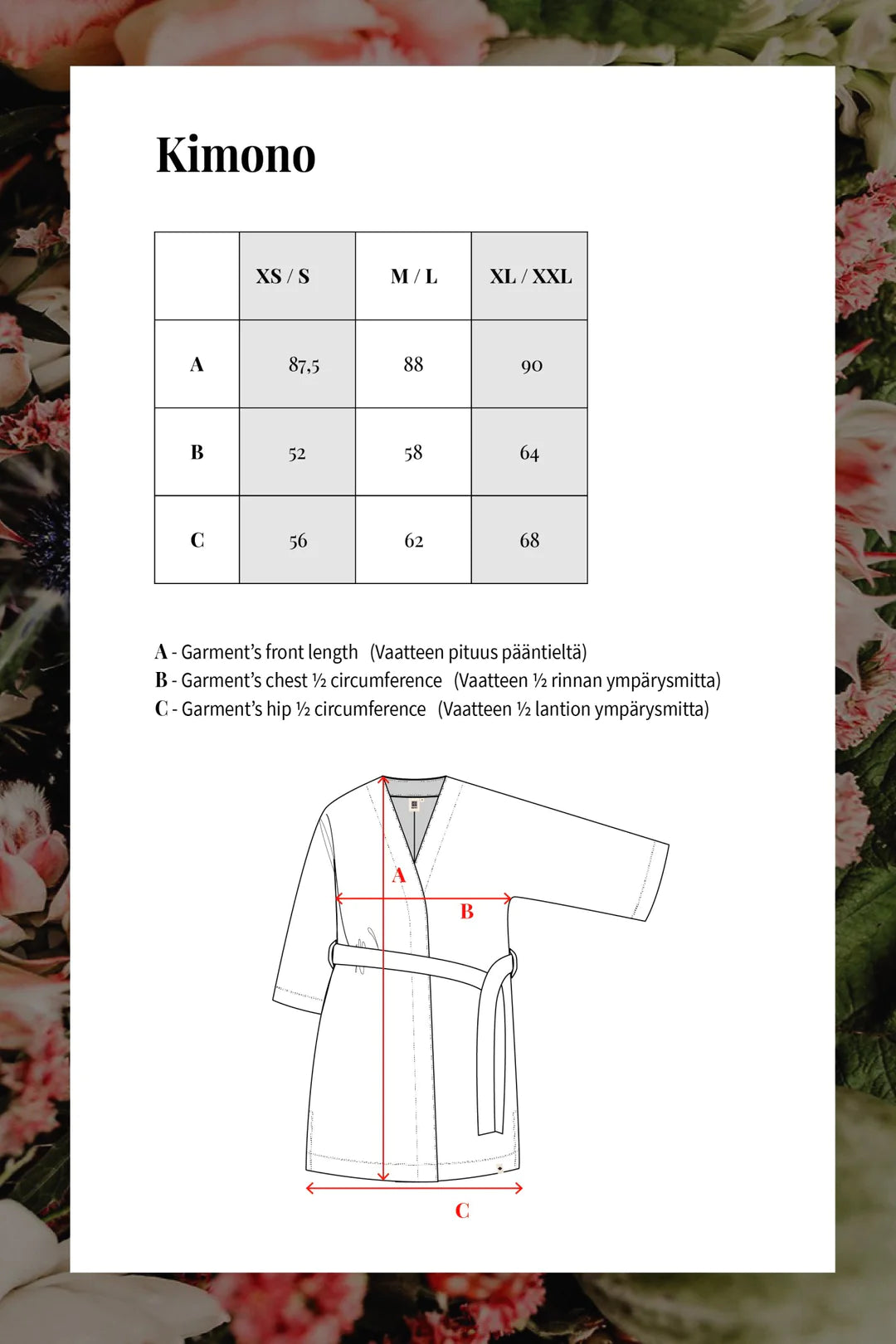 Kimono Blooming Forest Bright