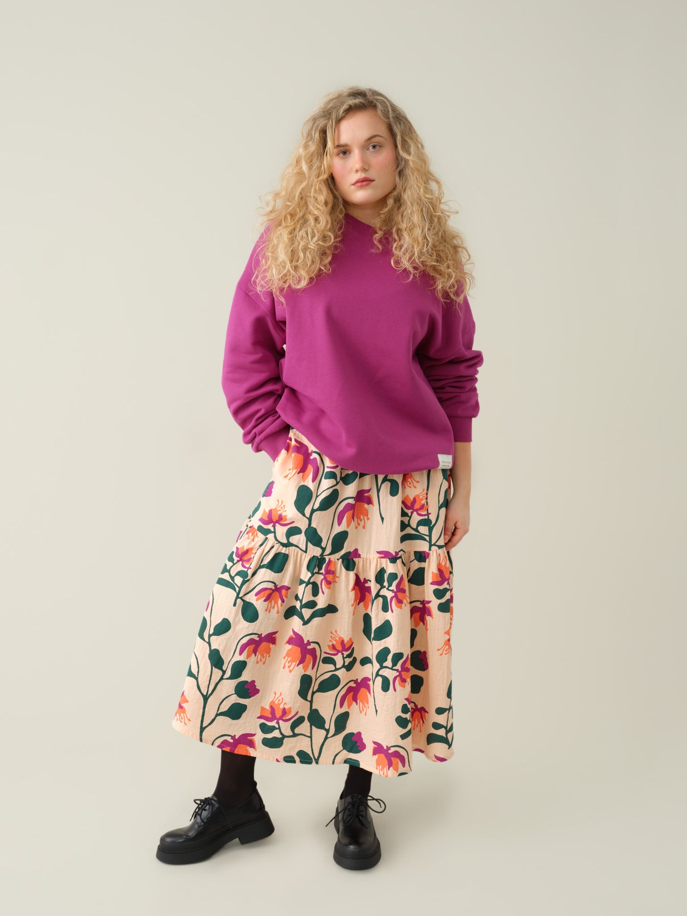 Superpower Sweatshirt, Fuchsia