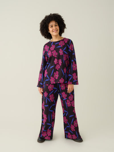 Mysterious Blooms jacquard shirt