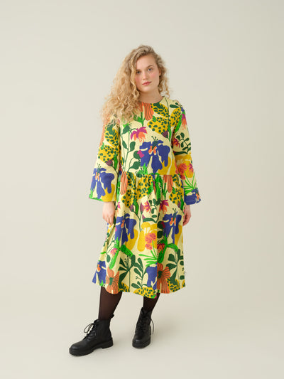 Jungle muslin dress