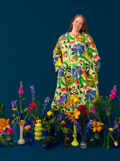 Jungle muslin dress