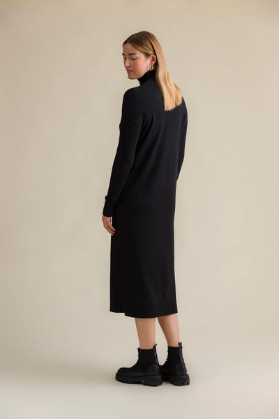 Maribel Knit Dress, Blackest