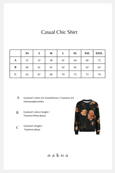 Casual Chic Print Shirt, Lagom