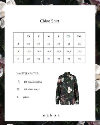 Chloe Shirt, Noir