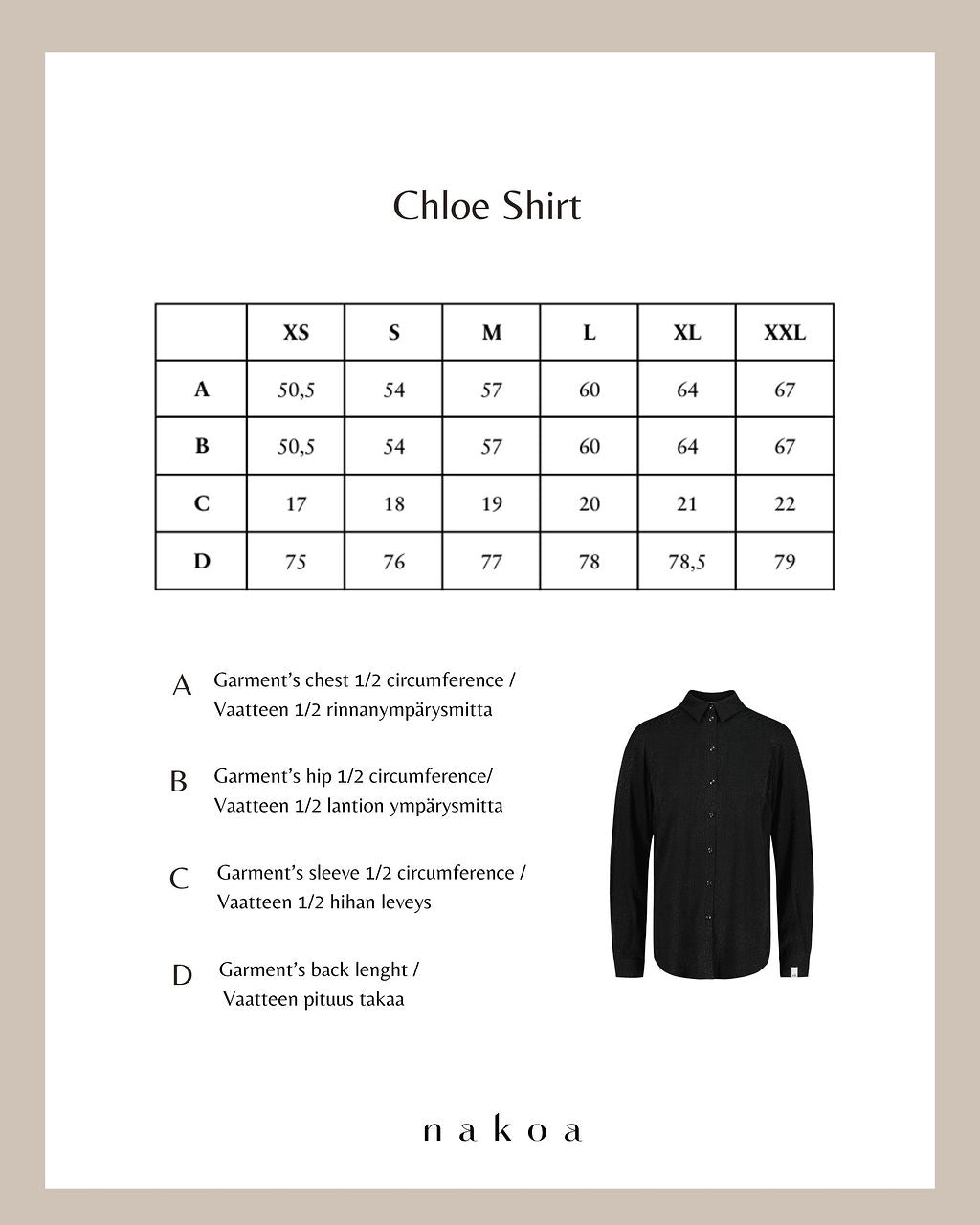 Chloe Shirt, Black Leo