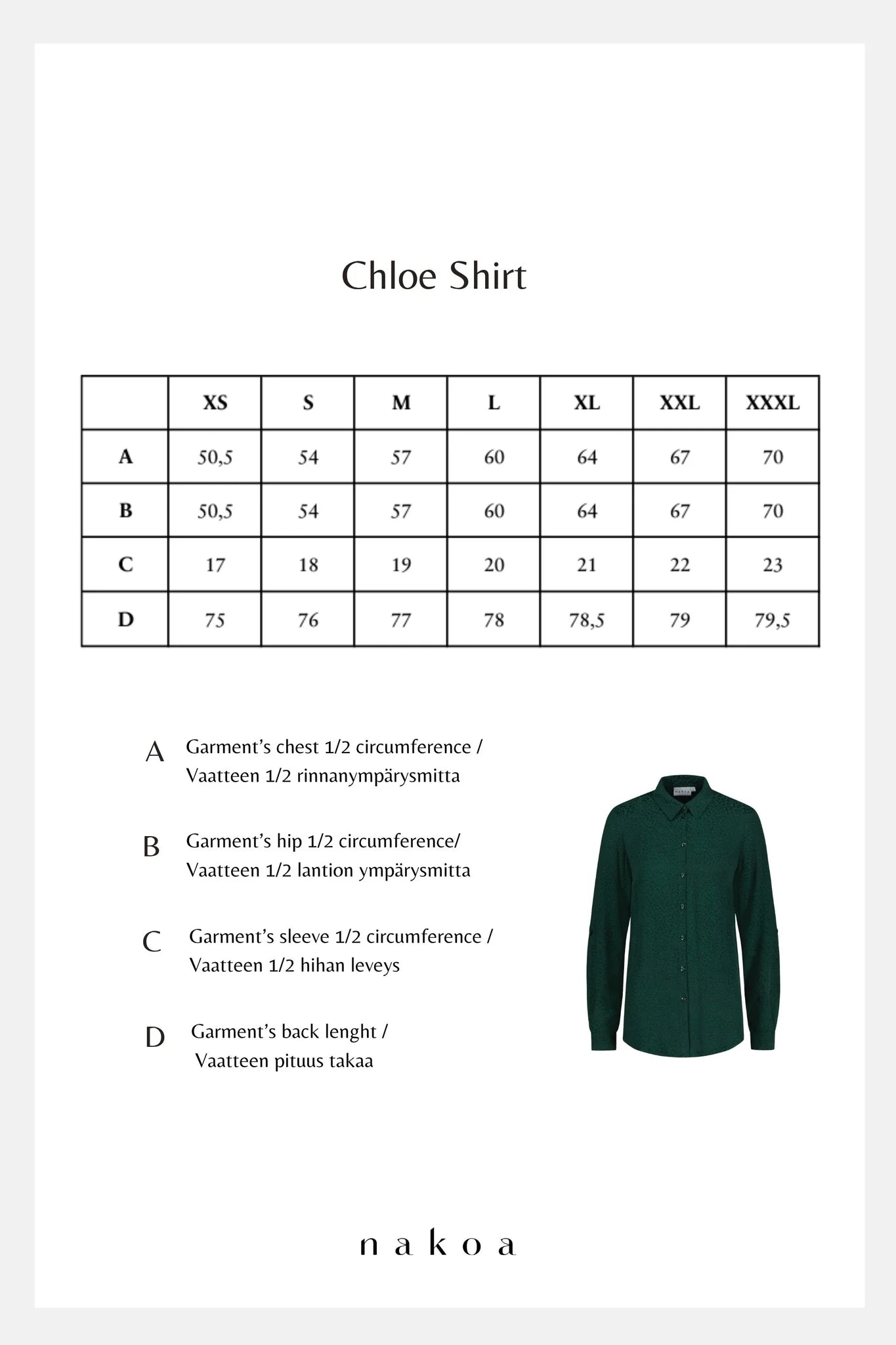 Chloe Shirt, Emerald