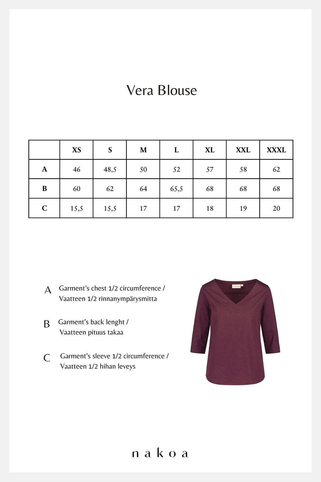 Vera Blouse, Dark Cobalt