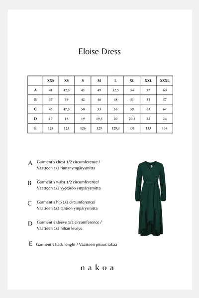 Eloise Dress, Emerald