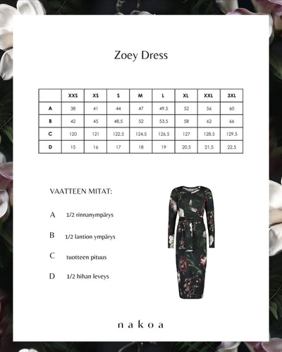 Zoey Dress, Noir