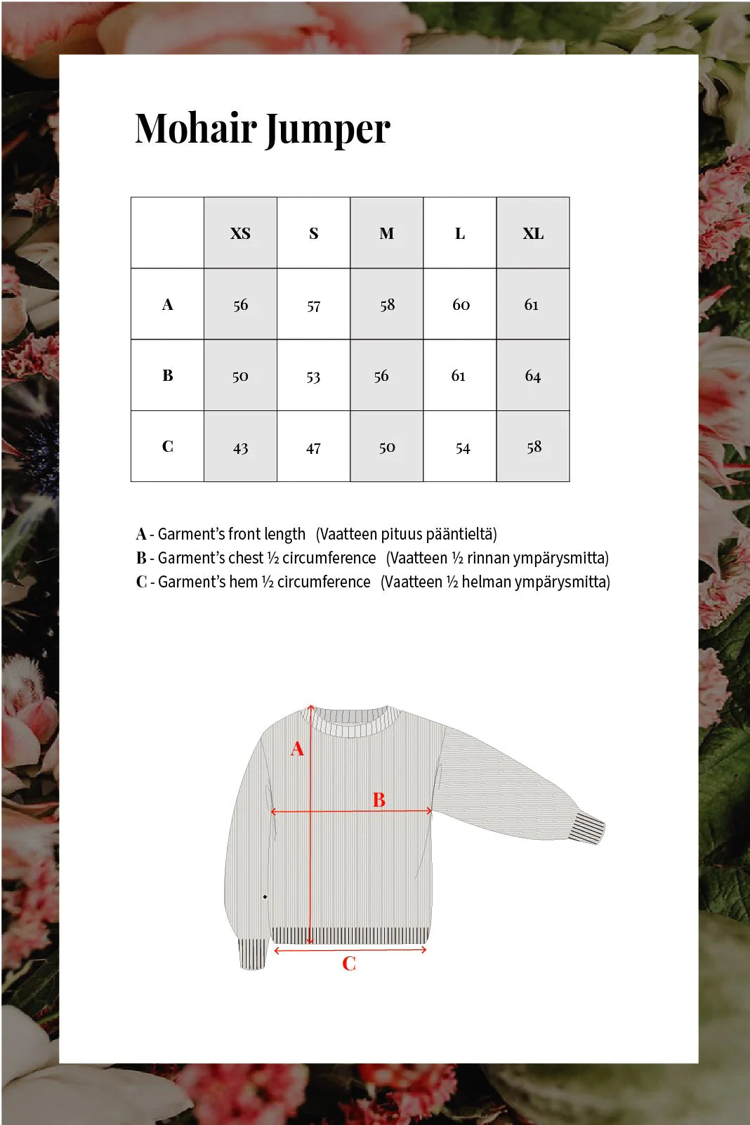 Mohair Jumper, Red