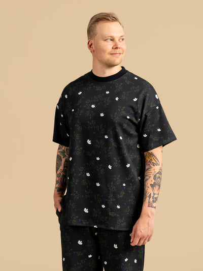Mustikka Boxy T-Paita, Pitkä