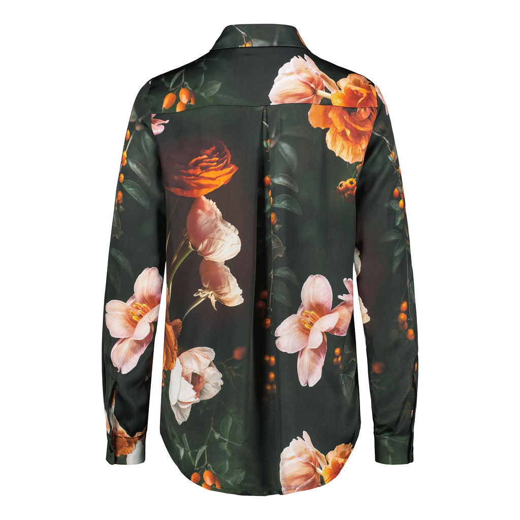 Chloe Shirt, Copper Flower