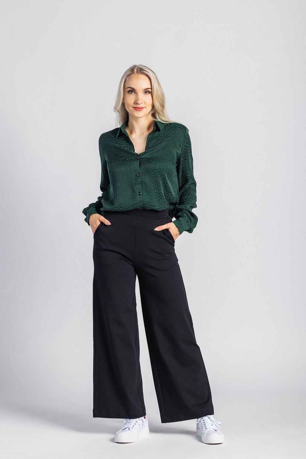 Chloe Shirt, Emerald