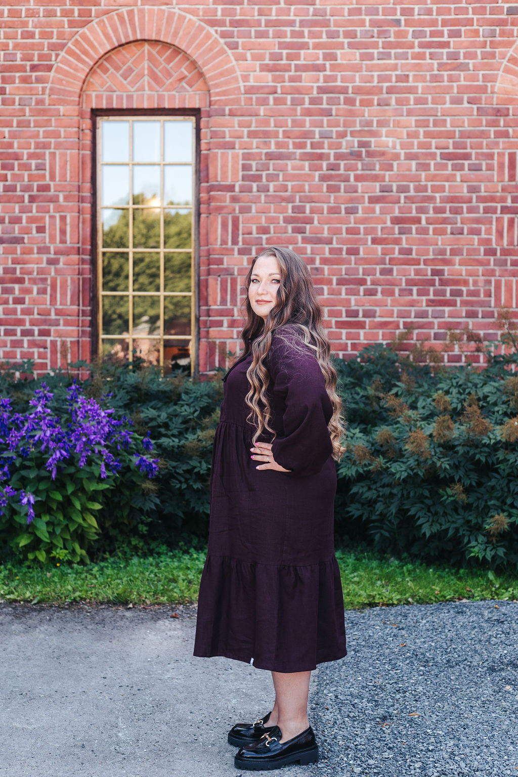 Ulrika Dress, Merlot
