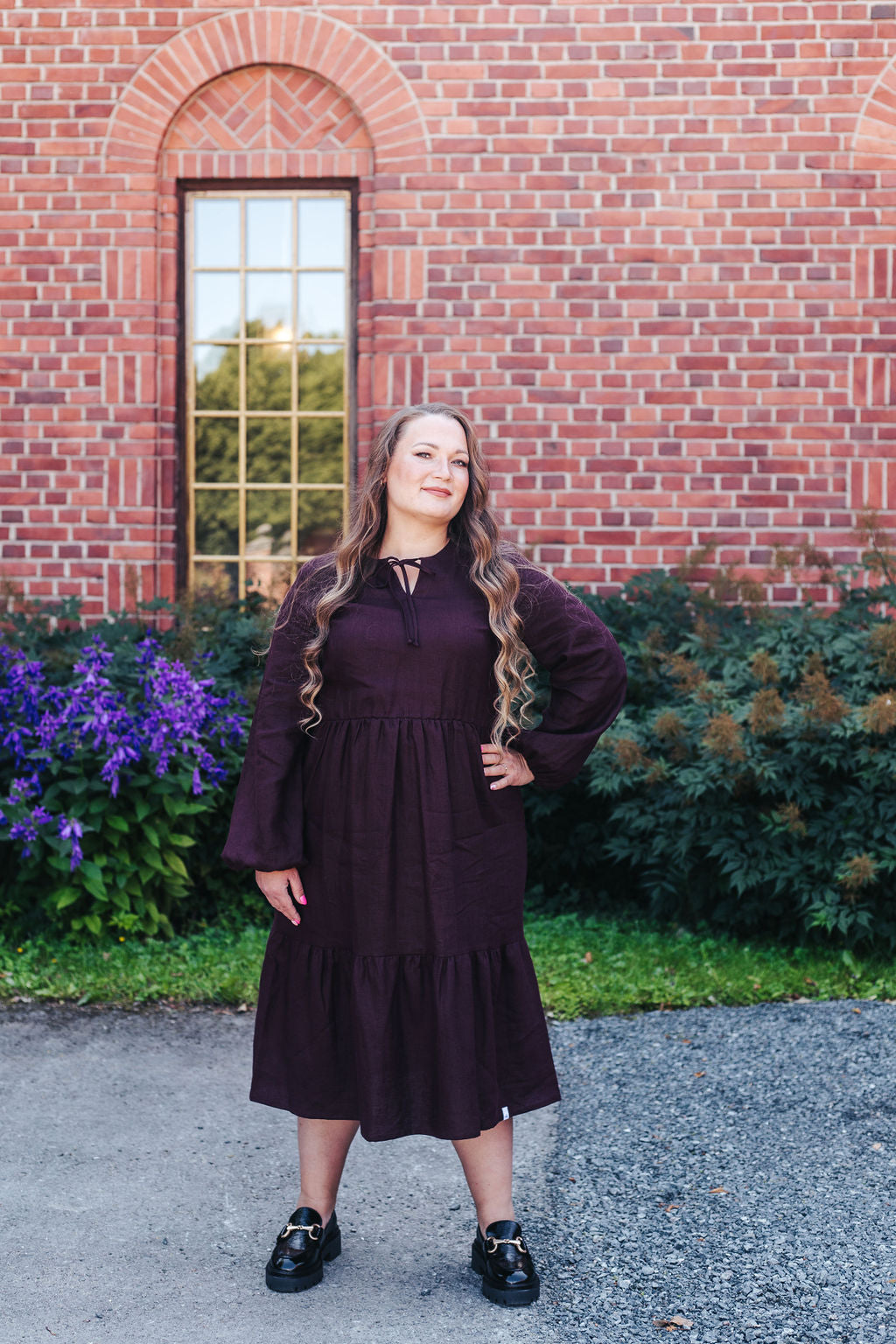 Ulrika Dress, Merlot