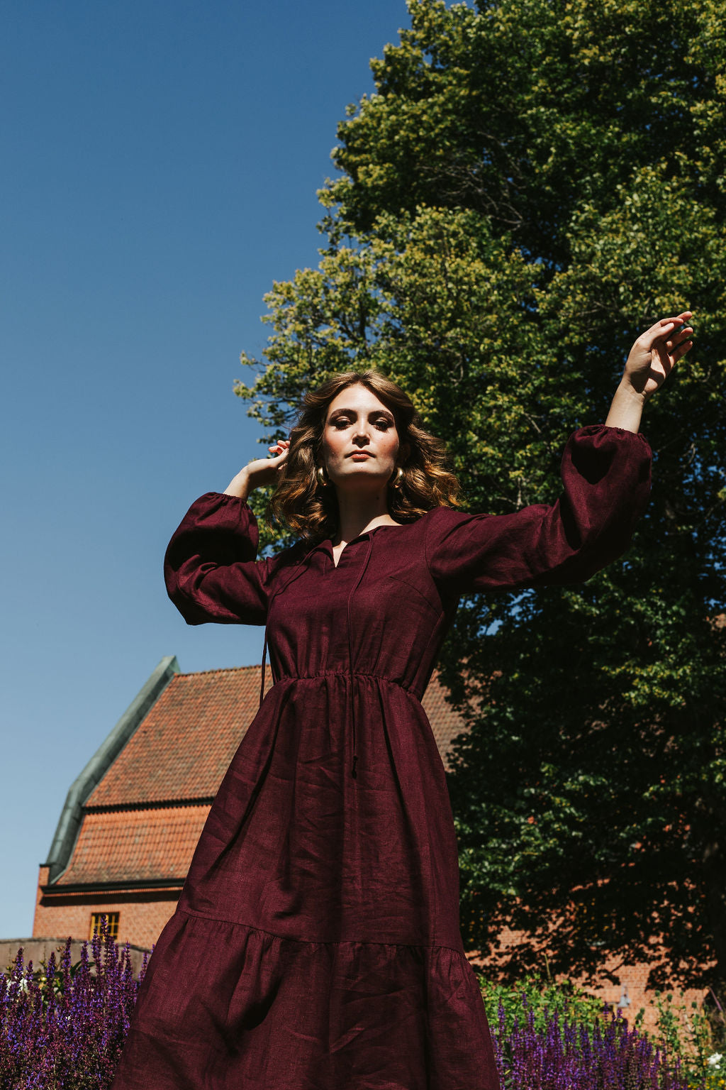 Ulrika Dress, Merlot