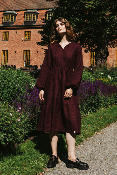 Ulrika Dress, Merlot