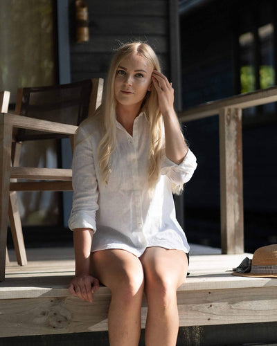 Chloe Shirt, Coconut Milk