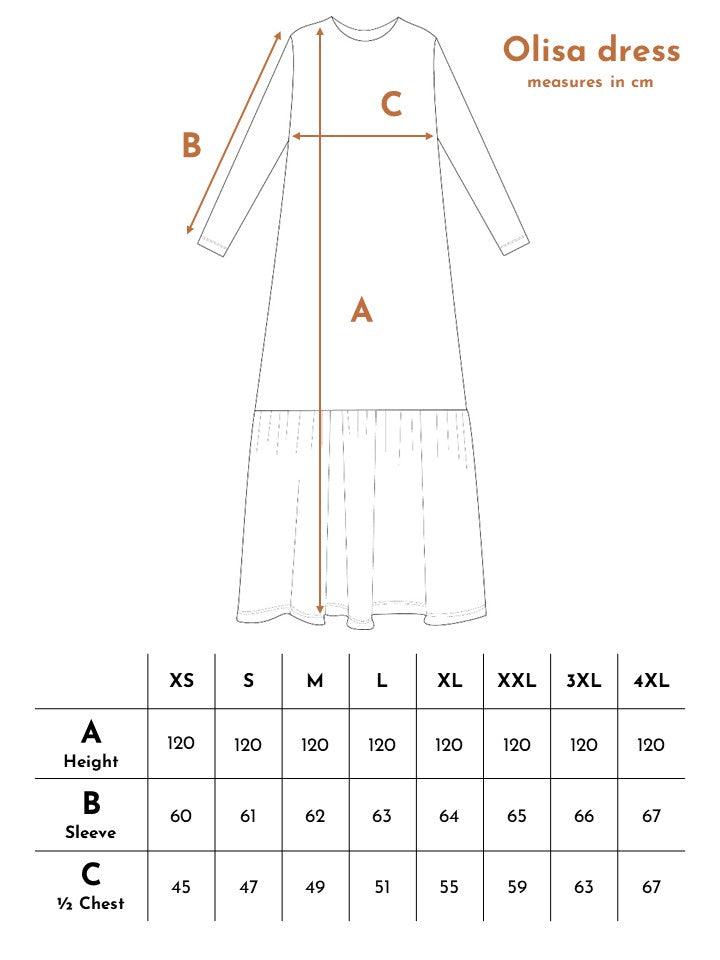 Olisa Dress, Bloom Orange