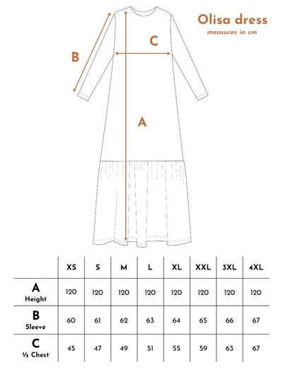 Olisa Dress, Bloom Orange