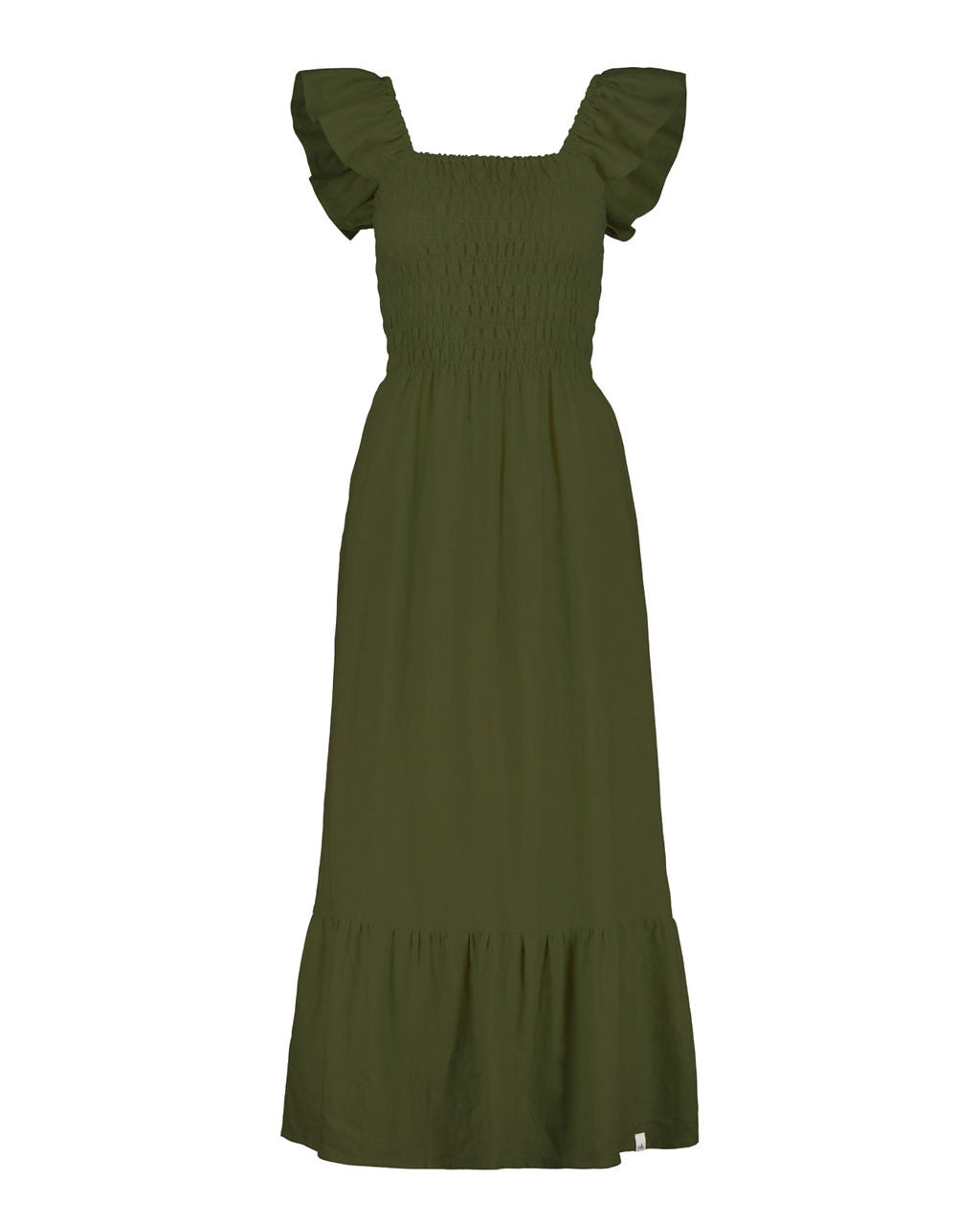 Bianca Dress, Olive Green