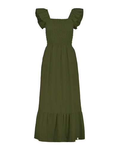 Bianca Dress, Olive Green